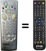 Replacement remote control HVS53336