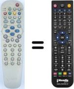 Replacement remote control SEC2822