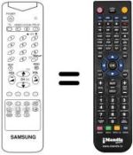 Replacement remote control Philips SEC2237