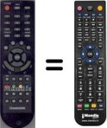Replacement remote control Changhong WHV14327