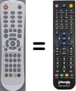 Replacement remote control Goodmans SEC15274