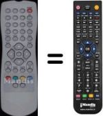 Replacement remote control Goodmans SEC15383