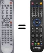 Replacement remote control Goodmans SEC15386