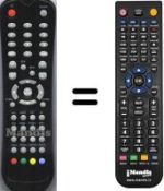 Replacement remote control Kenstar WHV14767