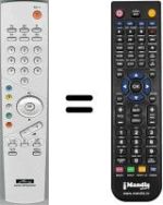 Replacement remote control Metz WHV15335