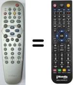 Replacement remote control Philips SEC8438