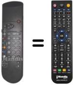Replacement remote control Philips WHV7612