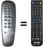 Replacement remote control Philips SEC0543