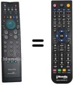 Replacement remote control Philips SEC15920