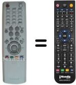 Replacement remote control SEC0607