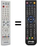 Replacement remote control Samsung SEC15154