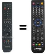 Replacement remote control SEC8543