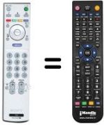 Replacement remote control Sony SEC15945