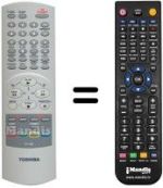Replacement remote control Toshiba SEC3248