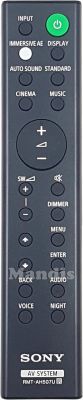 Original remote control SONY RMT-AH507U (100422111) Original remote control SONY RMT-AH507U (100422111)