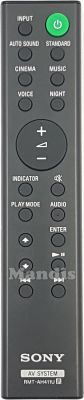 Original remote control SONY RMT-AH411U (149336011) Original remote control SONY RMT-AH411U (149336011)