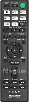 Original remote control SONY RMT-AA400U (149336911) Original remote control SONY RMT-AA400U (149336911)