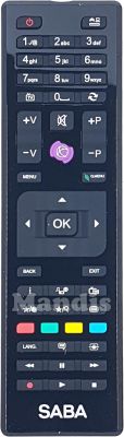 Original remote control SABA RC4876 (23329635)