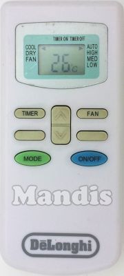 Original remote control DELONGHI 1090110003-R (5551015500)