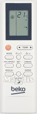 Original remote control BEKO GZ-24B-E3 (9192434531)