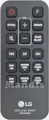 Original remote control LG AKB74935621 Original remote control LG AKB74935621