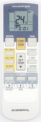 Original remote control GENERAL AR-RAC1E