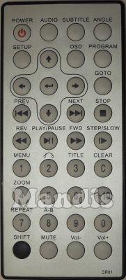 Original remote control BELSON DUAL0702 (SR01)