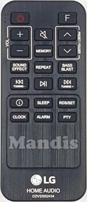 Original remote control LG COV33552434 Original remote control LG COV33552434