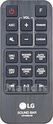 Original remote control LG COV34445442 Original remote control LG COV34445442