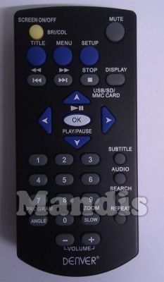 Original remote control DENVER MTW745TWIN