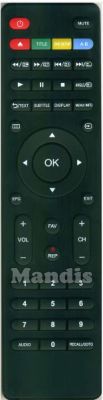 Original remote control VIDECON Videocon001