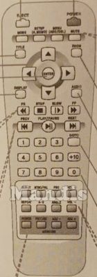 Original remote control ELITE XTREM ELT 8800 DVD-Divx