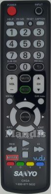 Original remote control SANYO GXGA