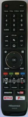 Original remote control HISENSE EN3G39 (T210141)