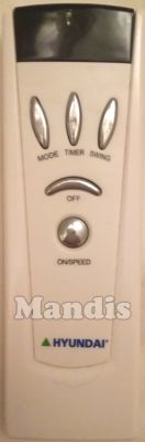 Original remote control HYUNDAI HYD16VLSEASON