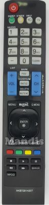 Remote control for LG MI-AKB72914207 Remote control for LG MI-AKB72914207