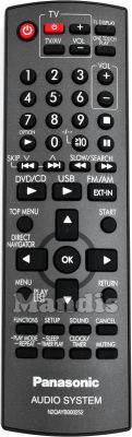 Original remote control PANASONIC N2QAYB000252