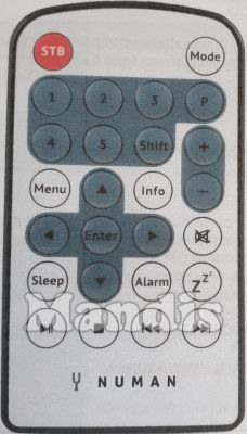 Original remote control NUMAN HIFI