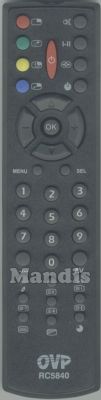 Remote control for OVP RC5840
