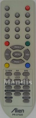 Remote control for PLATINIUM PR37020