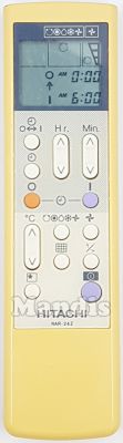 Original remote control HITACHI RAR-24Z