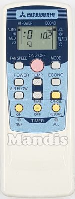 Original remote control MITSUBISHI RKT502A 420