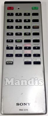 Original remote control SONY RM-615 (A1009094A) Original remote control SONY RM-615 (A1009094A)