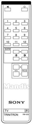 Original remote control SONY RM 656 (A1470810A) Original remote control SONY RM 656 (A1470810A)