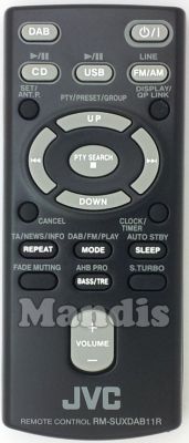 Original remote control JVC RM-SUXDAB11R