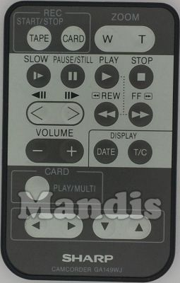 Original remote control SHARP GA149WJ (RRMCGA149WJSA)