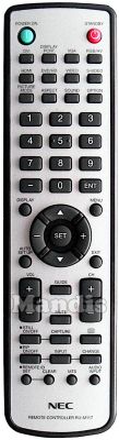 Original remote control NEC RU-M117 (098GRABD1NENDS)