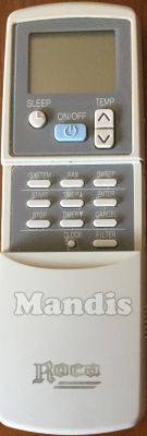 Original remote control ROCA DFM-50B