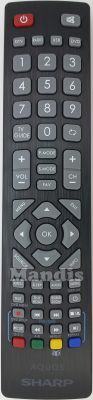 Original remote control SHARP SHWRMC0103N (SH449)