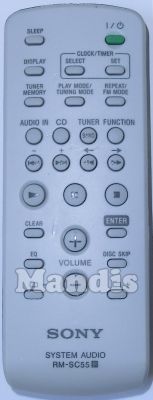 Original remote control SONY RM-SC55 (A1169936A)
